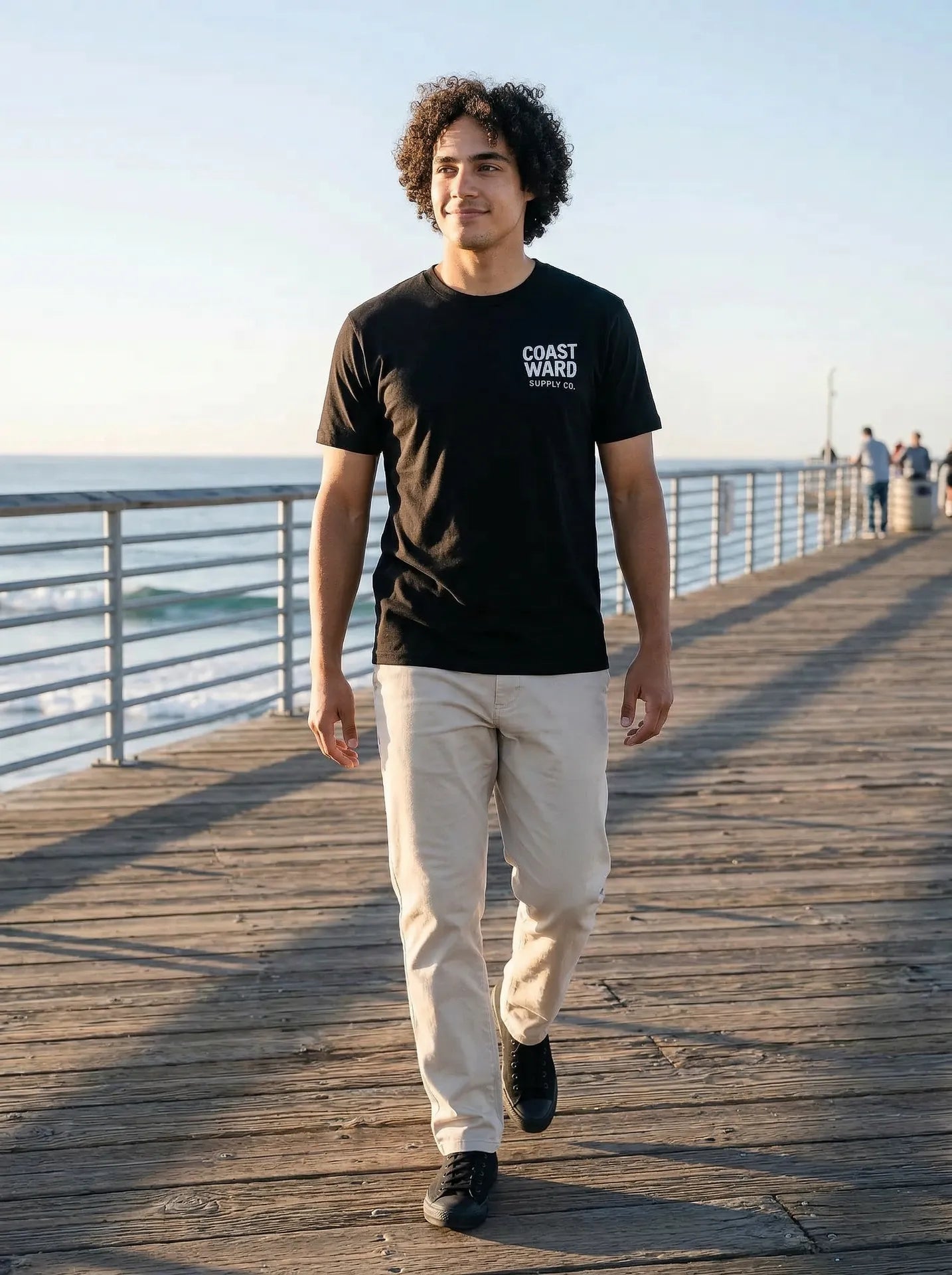 Golden Hour Coastal Stroll