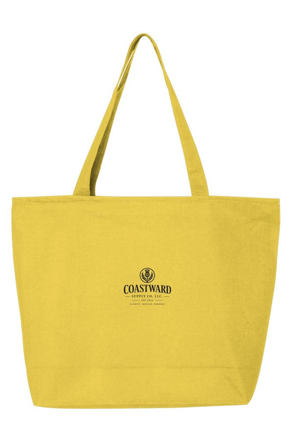 The Coastward Harbor Zip Tote