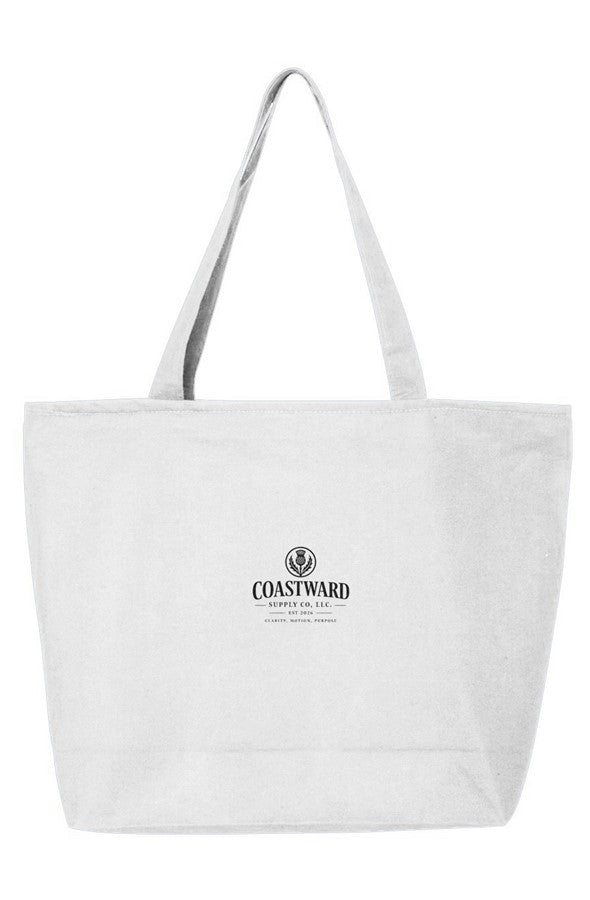 The Coastward Harbor Zip Tote