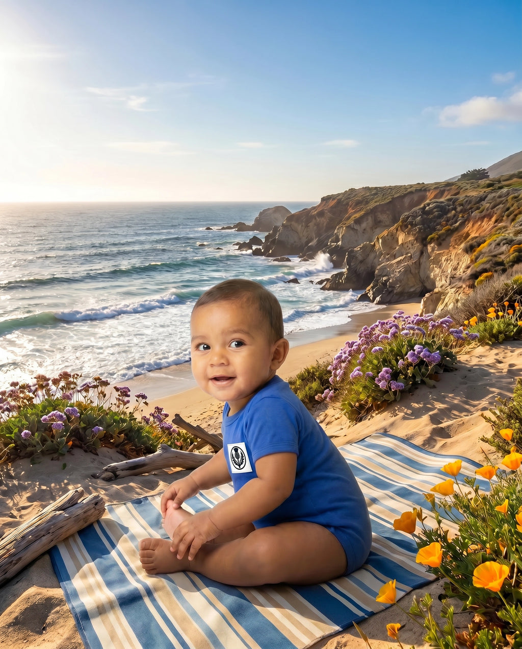 The Coastward Tiny Tides Onesie