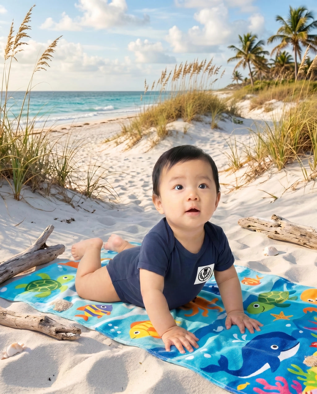 The Coastward Tiny Tides Onesie